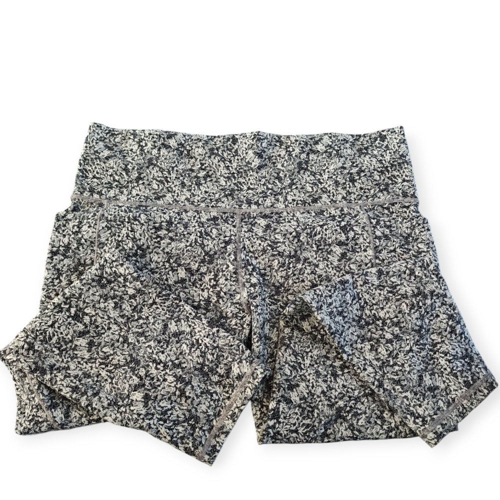 Athleta Black & White Marled High-Rise Leggings - Picture 11 of 11
